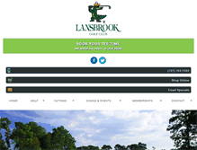 Tablet Screenshot of lansbrook-golf.com